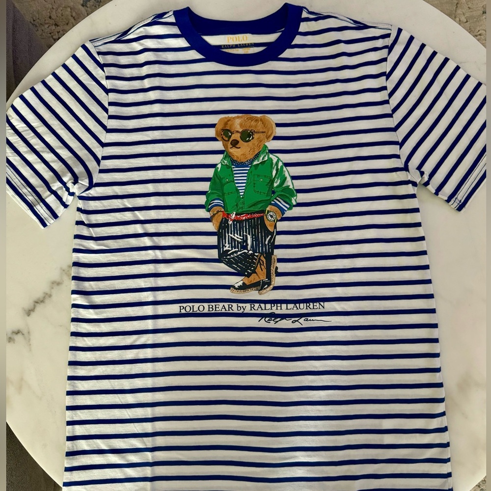 Polo by Ralph Lauren Striped Bear Tee